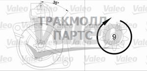 СТАРТЕР 12V 2 2 KW BOSCH - 436044