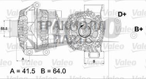 Генератор OPEL FORD FIAT 05- - 437475