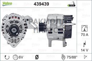 SOR56819генератор 70A Audi A3 Seat Altea/Leon VW - 439439