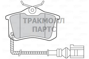 Колодки торм. зад.  VW AUDI 96-/CITROEN - 301674