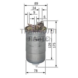 FUEL FILTER BOSCH - 0450906382