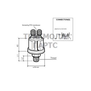 PRESS SENDER 10BARE/RETW/C5 - 360-081-030-075C