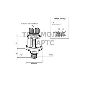 PRESS SENDER 2BAR INSUL/RET1 - 360-081-032-025C