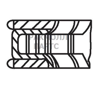 КОМПЛЕКТ ПОРШНЕВЫХ КОЛЕЦ - 001 06 N0