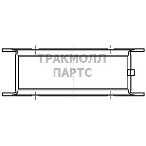 КОРЕННОЙ ПОДШИПНИК - 001 FL 10358 075