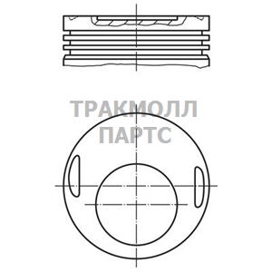 Поршнекомплект MB M102 2.0 d89.00.5 d22 84- - 002 17 21