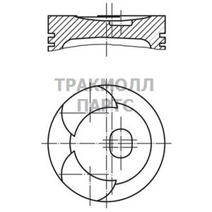 Поршень комплект - 002 44 00