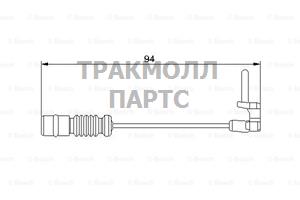 Датчик тормозных колодок - 1987474927