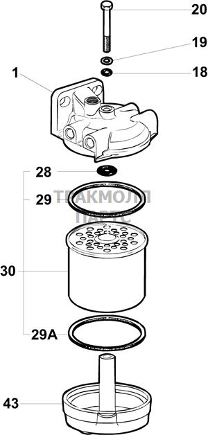 FUEL FILTER ASSEMBLY DELPHI - 5836B080