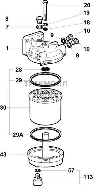 FUEL FILTER ASSEMBLY DELPHI - 5838B050