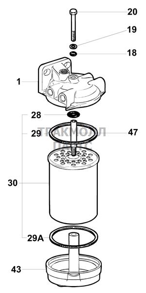 FUEL FILTER ASSEMBLY DELPHI - 5860B000