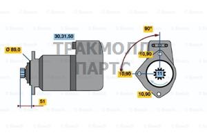 СТАРТЕР  24V 6.6KW - 0001417060