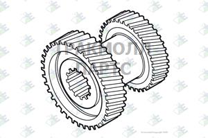 Двойная шестерня 3RD/4TH - 60.53.0643