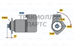 СТАРТЕР  24V 9KW - 0986011590