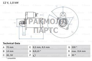 СТАРТЕР - 0986018570