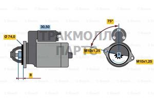 СТАРТЕР - 0986018741