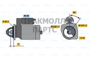 СТАРТЕР - 0986019910