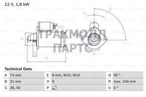 СТАРТЕР - 0986021230