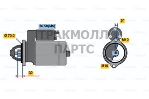 СТАРТЕР  12V 2.2KW - 0986021270