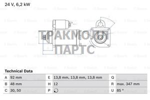 СТАРТЕР - 0986022980