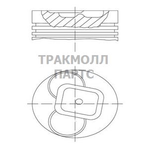 Поршень комплект - 629 12 00