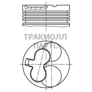 Поршень комплект - 629 20 02