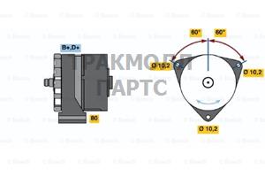 АВТОЗАПЧАСТЬ - 0986030660