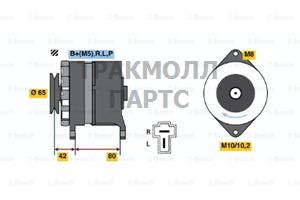 ГЕНЕРАТОР BOSCH - 0986032641