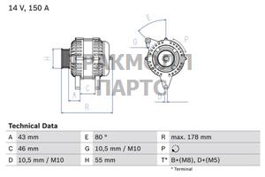 Генератор - 0986041930