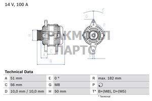 Генератор - 0986043680