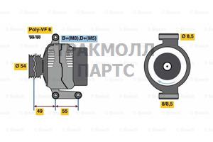 ALTERNATOR - 0986080980