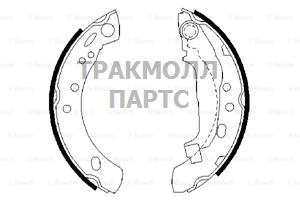 ТОРМОЗНЫЕ КОЛОДКИ BOSCH - 0986487391