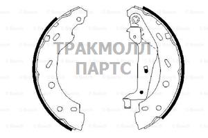 КОМПЛЕКТ ТОРМОЗНЫХ КОЛОДОК - 0986487600