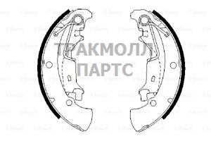 BRAKE SHOE BOSCH - 0986487675