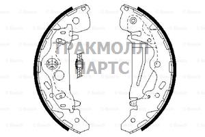 КОМПЛЕКТ ТОРМОЗНЫХ КОЛОДОК - 0986487709