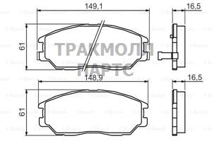 BRAKE LINING BOSCH - 0986494360