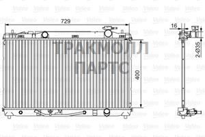 РАДИАТОР СИСТЕМЫ ОХЛАЖДЕНИЯ - 701526