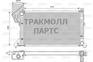 Радиатор двигателя - 730229