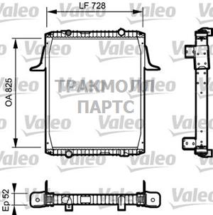 Радиатор RVI Premium 70982648 - 732329