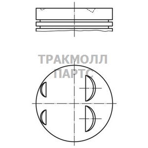 Поршнекомплект МВ 104.980 d88.5 STD - 001 03 00