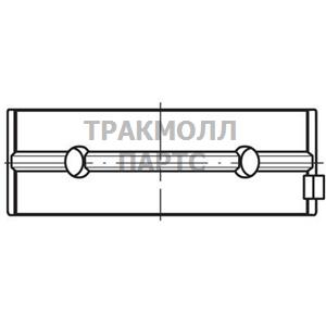 ПОДШИПНИК КОЛЕНВАЛА - 001 HL 19810 000