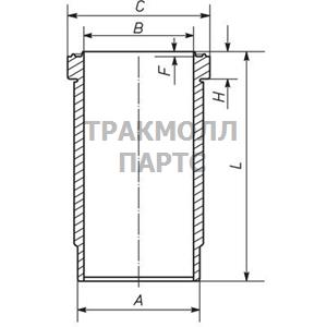 ГИЛЬЗА ЦИЛИНДРА - 037 WN 36 01