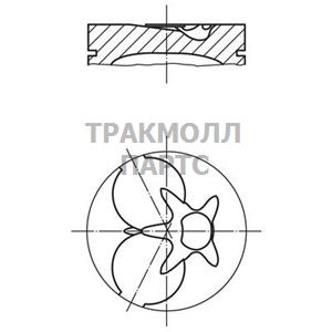 Поршень комплект - 002 07 00