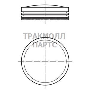 Поршнекомплект MB M103 2.6 d82.9 STD - 002 32 00