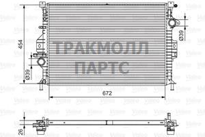 РАДИАТОР СИСТЕМЫ ОХЛАЖДЕНИЯ - 701536