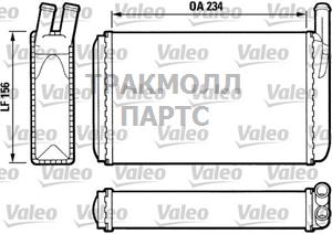 Отопитель VW Golf I - 812034