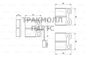 BRAKE LINING - 0986424049