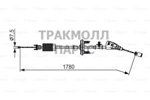 Трос тормозной electr park - 1987482796