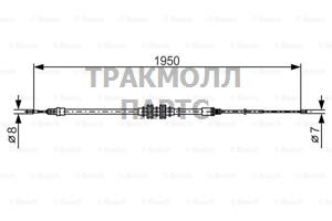 ТРОС ТОРМОЗНОЙ - 1987482785