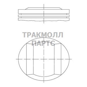 Поршень комплект - 005 21 02